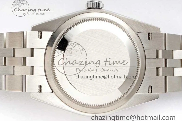 MiroTime 0425 DateJust 36mm SS DIWF 1:1 Best Edition 904L Steel Gray Dial Green Markers on Jubilee Bracelet SA Upgraded 2312